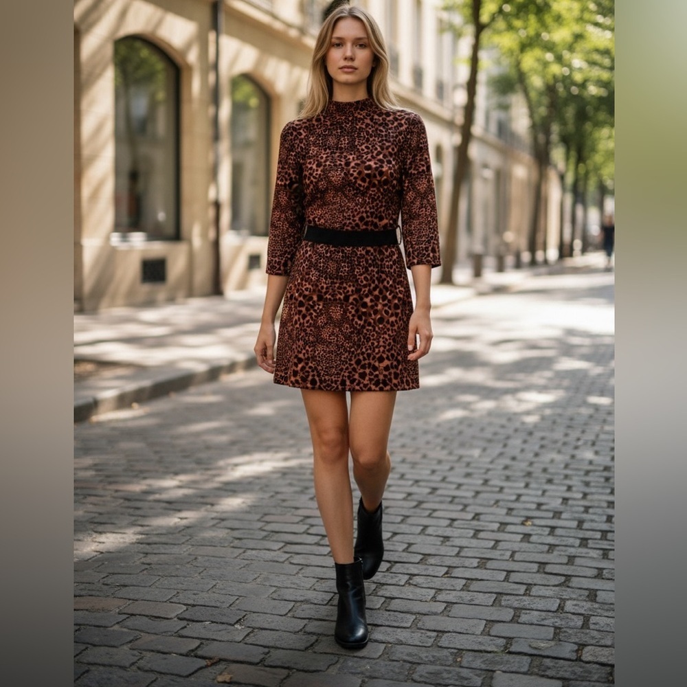 Derek Heart mini sweater  dress with belt size M